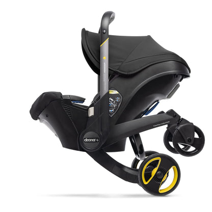 Baby Car Seat & Travel Stroller Nitro Black - Convertible 0+ Car Seat and Pram with 5 Point Safety Harness - Ergonomic Pushchair and Travel System - ISOFIX Base Sold Separately